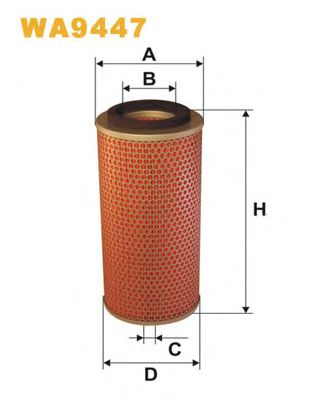 Воздушный фильтр WIX FILTERS WA9447