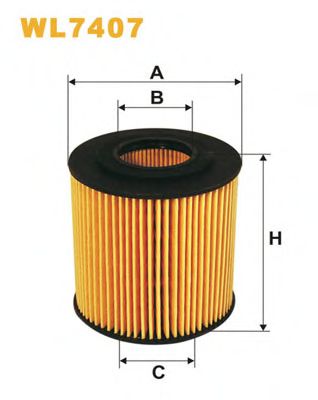 Масляный фильтр WIX FILTERS WL7407