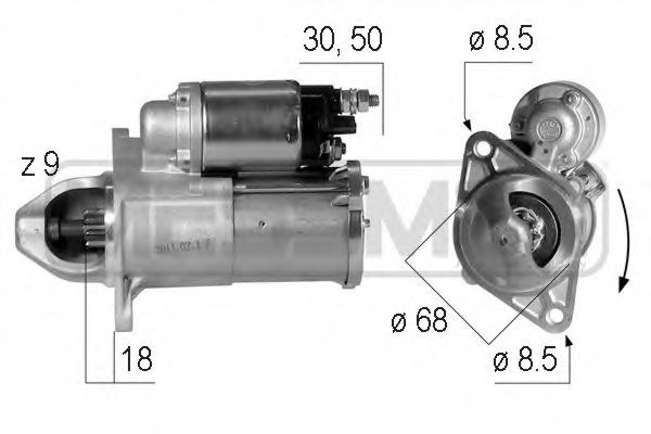 Стартер MESSMER 220609