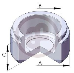 Поршень, корпус скобы тормоза AUTOFREN SEINSA D025106