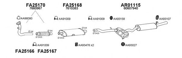 Система выпуска ОГ VENEPORTE 010018