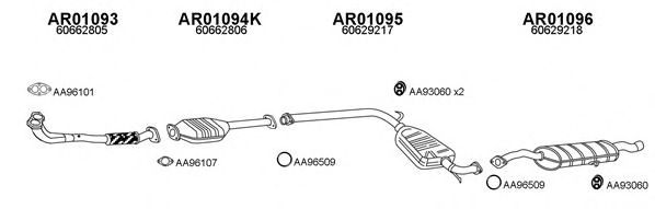 Система выпуска ОГ VENEPORTE 010050