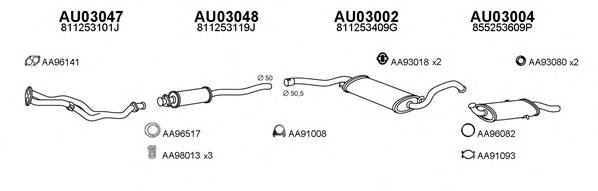 Система выпуска ОГ VENEPORTE 030009