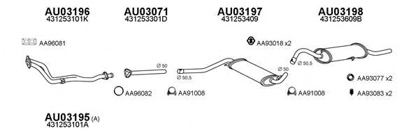Система выпуска ОГ VENEPORTE 030013