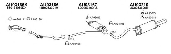 Система выпуска ОГ VENEPORTE 030027