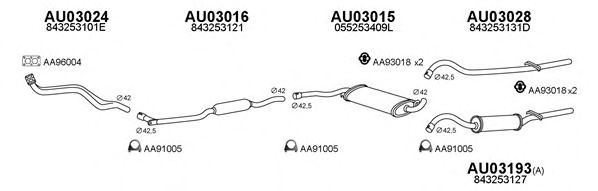 Система выпуска ОГ VENEPORTE 030084