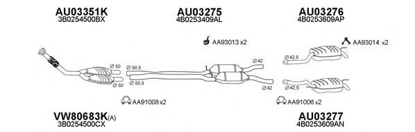 Система выпуска ОГ VENEPORTE 030141