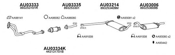 Система выпуска ОГ VENEPORTE 030182