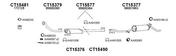 Система выпуска ОГ VENEPORTE 150055