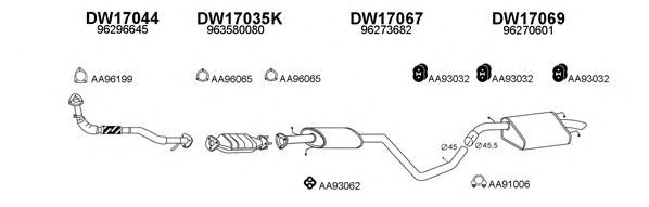 Система выпуска ОГ VENEPORTE 170031