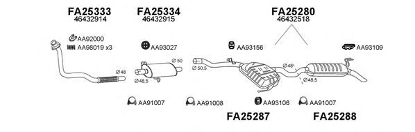 Система выпуска ОГ VENEPORTE 250019