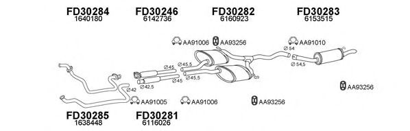 Система выпуска ОГ VENEPORTE 300472