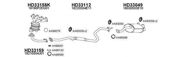 Система выпуска ОГ VENEPORTE 330016