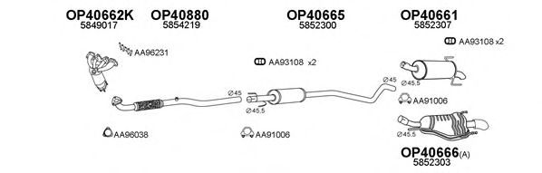 Система выпуска ОГ VENEPORTE 400442