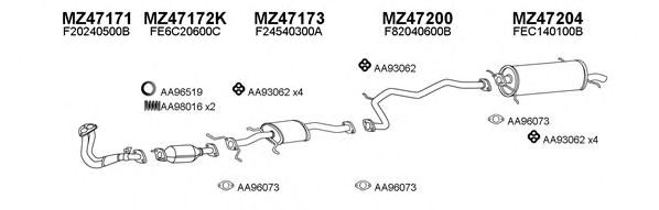 Система выпуска ОГ VENEPORTE 470090