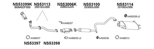 Система выпуска ОГ VENEPORTE 530129