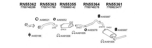Система выпуска ОГ VENEPORTE 550206