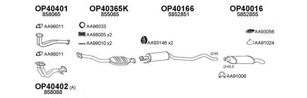Система выпуска ОГ VENEPORTE 770098