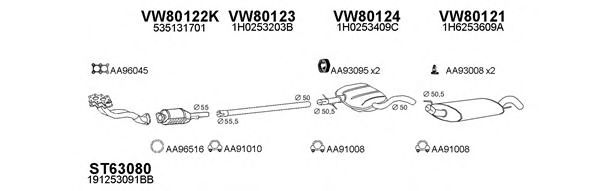 Система выпуска ОГ VENEPORTE 800079