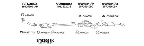 Система выпуска ОГ VENEPORTE 800132