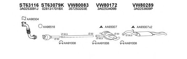 Система выпуска ОГ VENEPORTE 800149