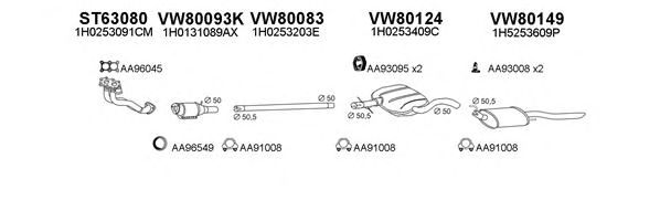 Система выпуска ОГ VENEPORTE 800220