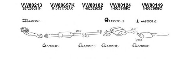 Система выпуска ОГ VENEPORTE 800230