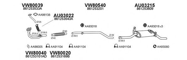 Система выпуска ОГ VENEPORTE 800265
