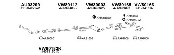 Система выпуска ОГ VENEPORTE 800547