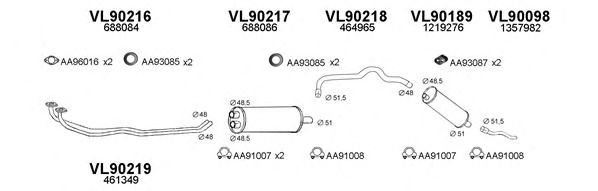 Система выпуска ОГ VENEPORTE 900084