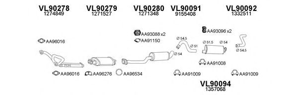 Система выпуска ОГ VENEPORTE 900105