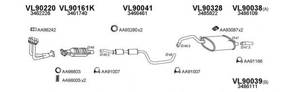 Система выпуска ОГ VENEPORTE 900174