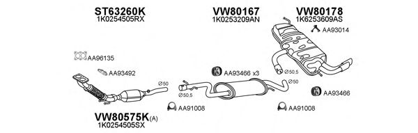 Система выпуска ОГ VENEPORTE 030189