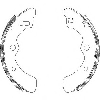 Комплект тормозных колодок WOKING Z4061.00