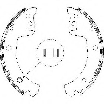 Комплект тормозных колодок WOKING Z4198.00