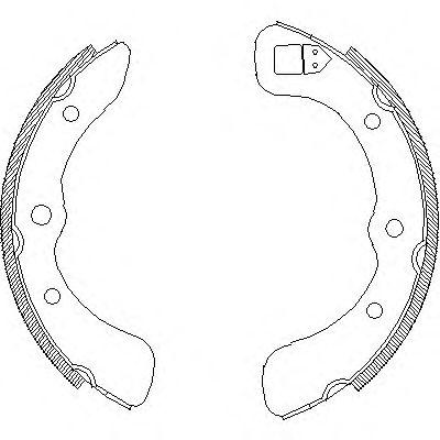 Комплект тормозных колодок WOKING Z4352.00