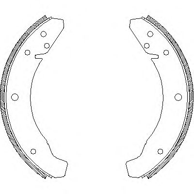 Комплект тормозных колодок WOKING Z4683.00