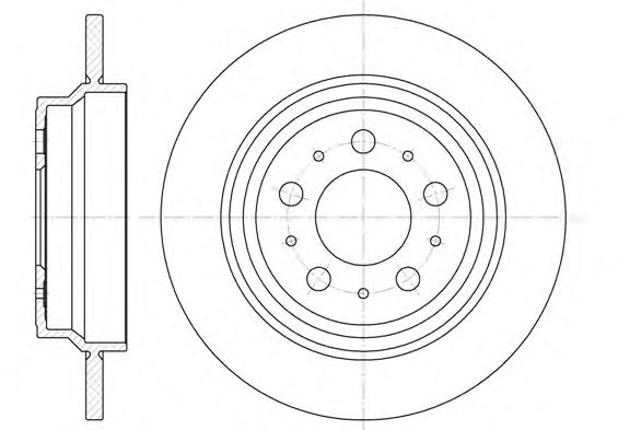 Тормозной диск WOKING D6620.00