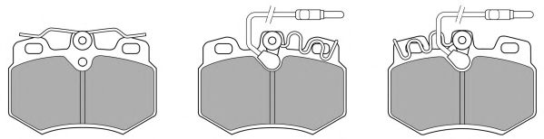 Комплект тормозных колодок, дисковый тормоз FREMAX FBP-0506
