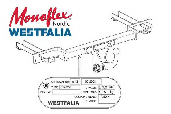 Прицепное оборудование MONOFLEX 314373