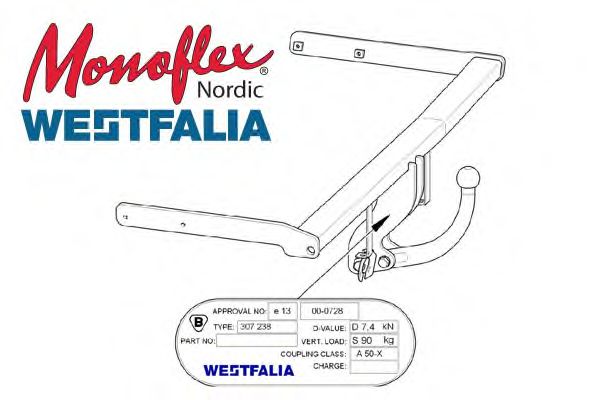 Прицепное оборудование MONOFLEX 307238