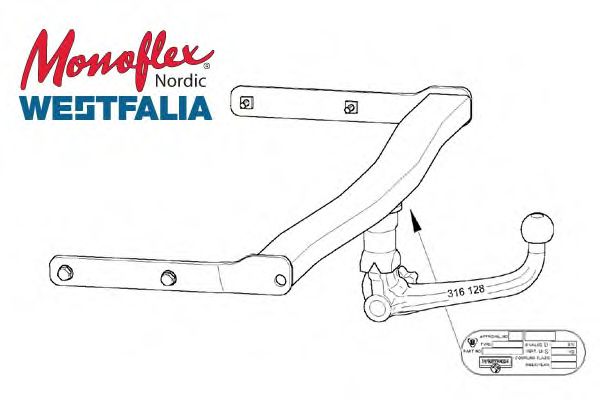 Прицепное оборудование MONOFLEX 305300