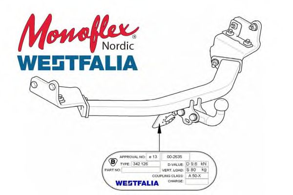 Прицепное оборудование MONOFLEX 342135