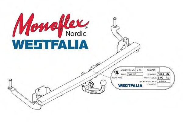 Прицепное оборудование MONOFLEX 306279