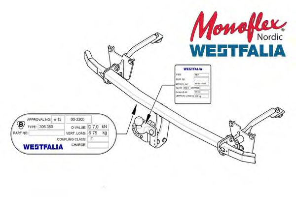 Прицепное оборудование MONOFLEX 306382