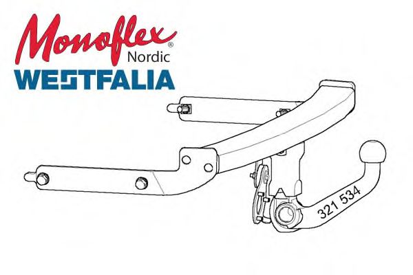 Прицепное оборудование MONOFLEX 321543