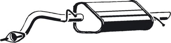 Глушитель выхлопных газов конечный ASMET 24.023