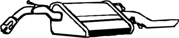 Глушитель выхлопных газов конечный ASMET 24.049