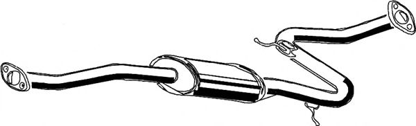 Средний глушитель выхлопных газов ASMET 11.029