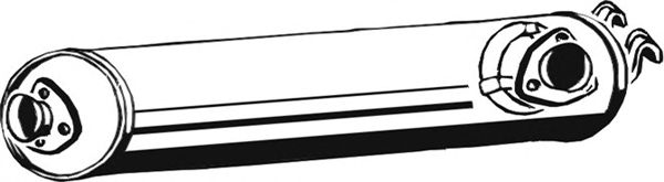 Средний глушитель выхлопных газов ASMET 04104